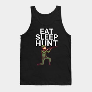 Eat sleep hunt Tank Top